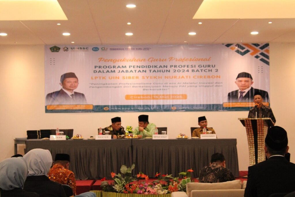 Pengukuhan Mahasiswa PPG Dalam Jabatan Tahun 2025, FITK UIN Siber Syekh Nurjati Cirebon
